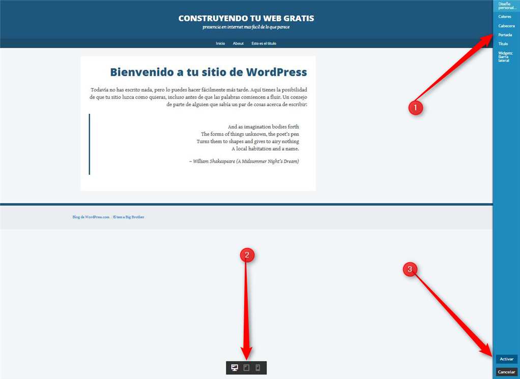 WordPress-Personalizando el Tema