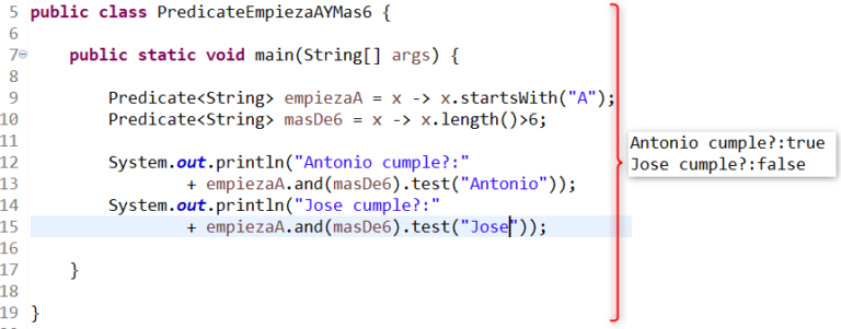 Java 8 - Interfaz funcional Predicate