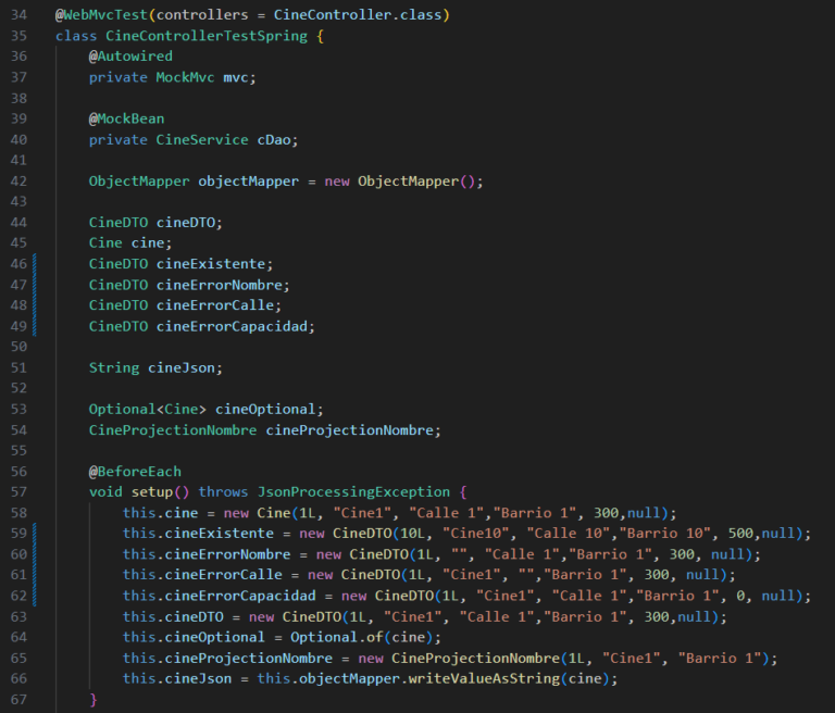Preparando un test de Junit5, en SpringBoot -II